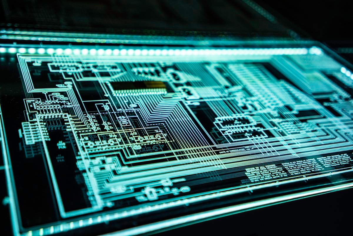 Laptop and phone security concept for protecting personal information